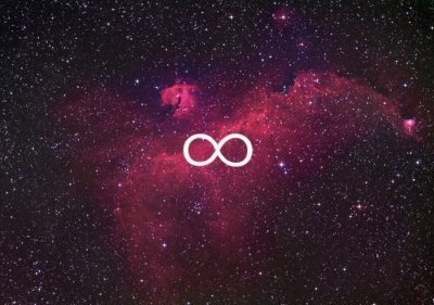 Знак бесконечности космос