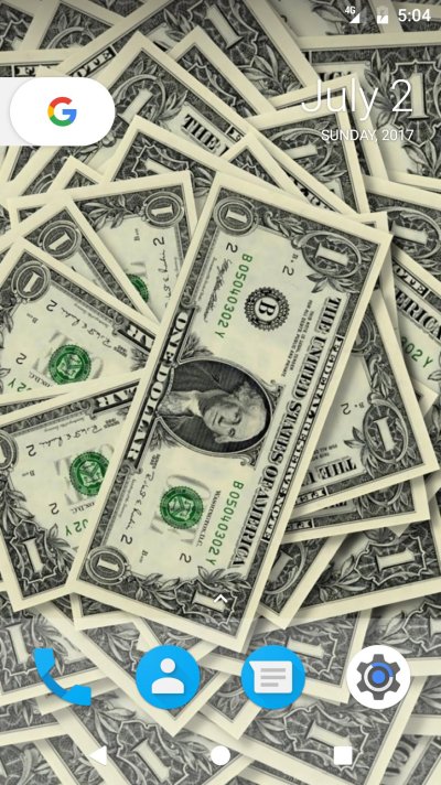 Обои деньги