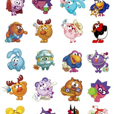 Смешарики персонажи