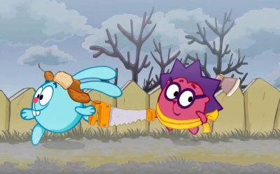 Крош Ёжик и Бараш