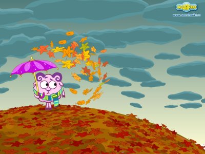 Бараш осенью Смешарики