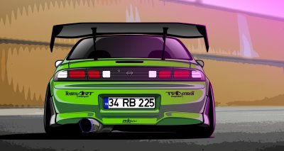Nissan Silvia s14 Drift