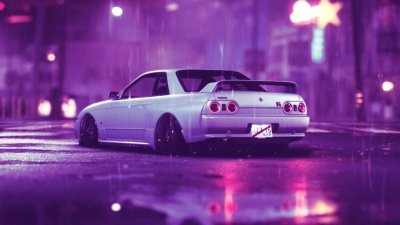 Nissan Skyline r32 ретровейв