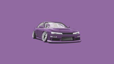 Nissan Silvia s13 Purple