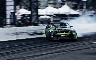 Ford Mustang RTR Monster Energy 2015 дрифт