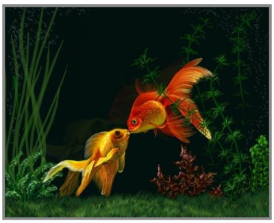 Золотая рыбка на телефон