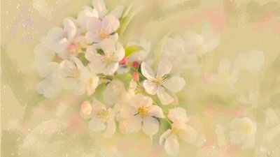 Цветочная акварель Альберто Гильена тюльпаны