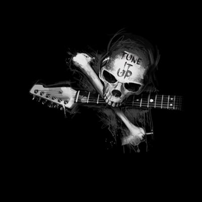 Череп рокера