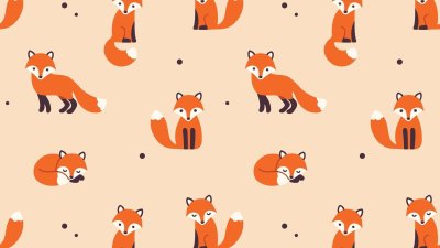 Лиса мультяшная