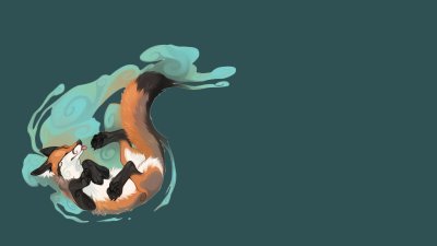 Лиса арт Минимализм