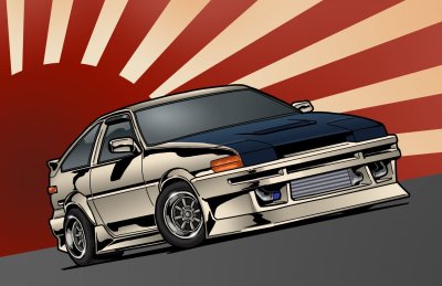 Toyota ae86 Trueno JDM