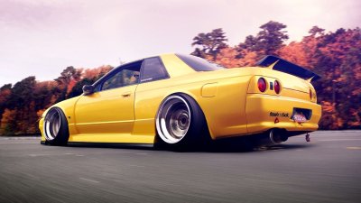 Nissan Skyline GTR r32 stance
