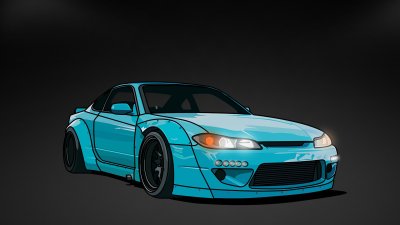 Nissan Silvia s13 неон