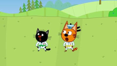 Три кота 144 серия ранняя пташка