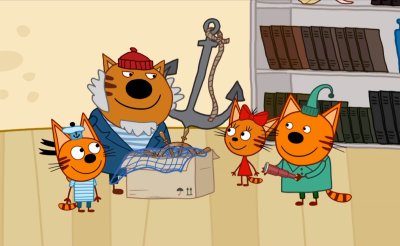 Граффити котята три кота