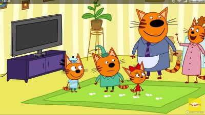 Три кота Коржик Карамелька и компот Миу Миу