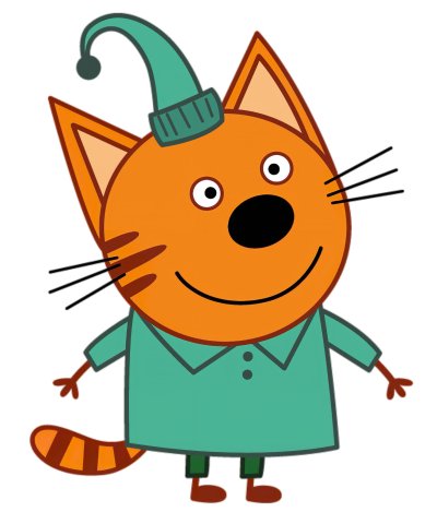 Герои мультфильма три кота