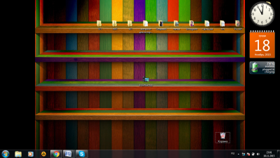 Рабочий стол полочки для ярлыков