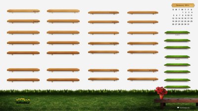 Рабочий стол полочки для ярлыков