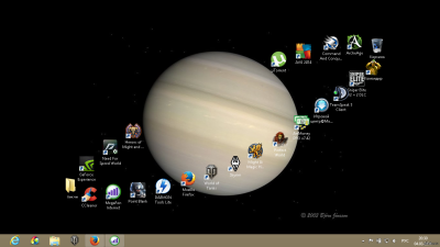 Необычное оформление рабочего стола на компьютере