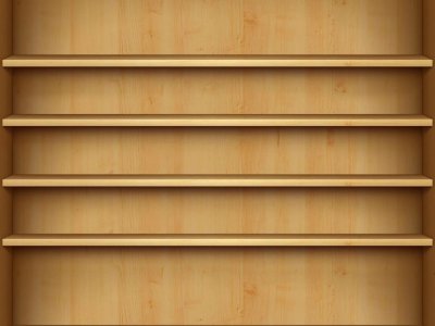 Комната с полками на рабочий стол