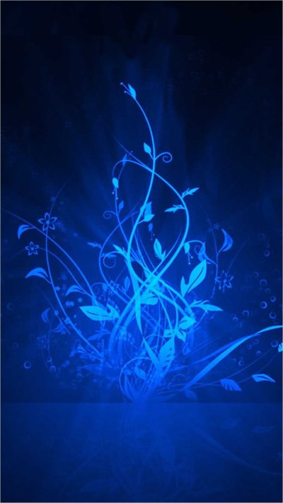 Синие обои на телефон