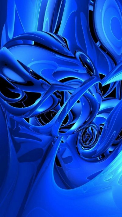 Синяя абстракция