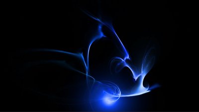 Черно голубые обои