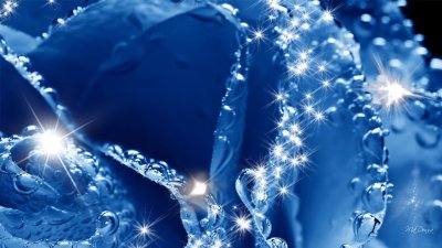 Красивый голубой