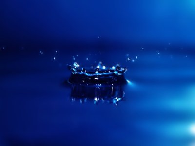 Синие обои на рабочий стол