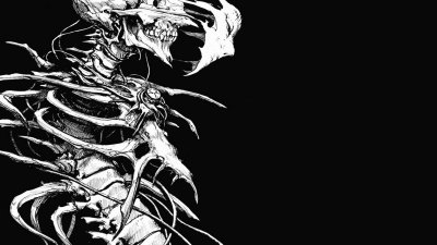 Обои на рабочий стол скелет