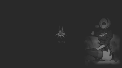 Черные обои аниме