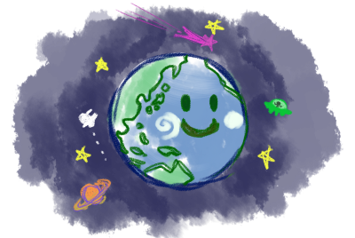 Планета земля рисунок