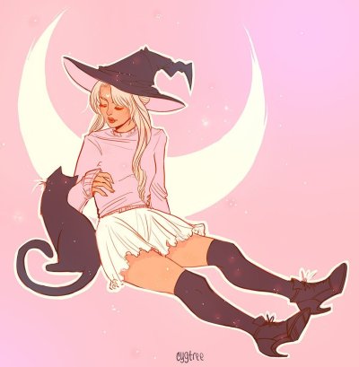 Рисунки ведьмочек милых