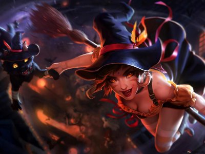 League of Legends Нидали арт