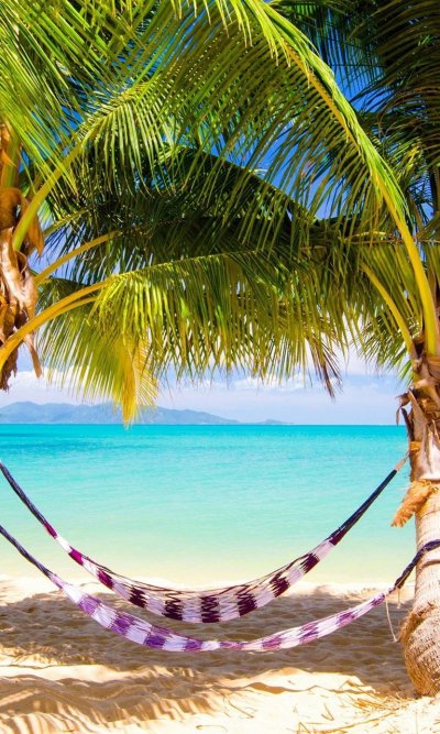 Летний пляж