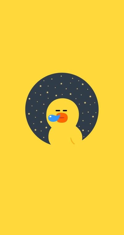 Желтая уточка обои