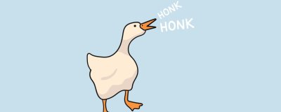 Обои на рабочий стол Гусь