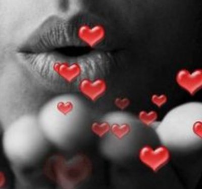 Сердечко с поцелуем