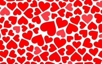 Фон поцелуйчики и сердечки
