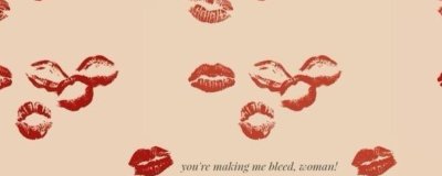 Обои с поцелуями на бумаге