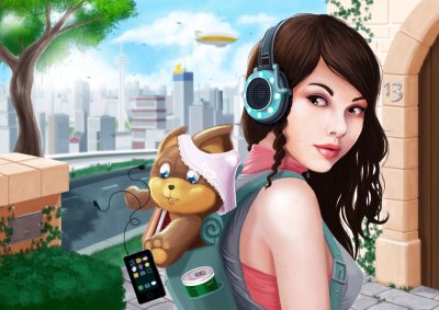 Красивые девушки мультяшки