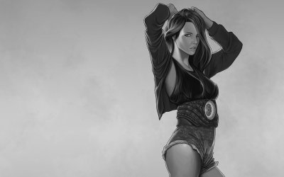 Девушка арт