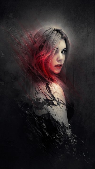 Девушка. Абстракция