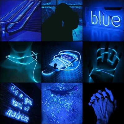 Неоновый коллаж