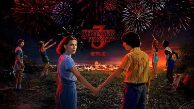 Постер stranger things 4k