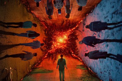 Очень странные дела 4 сезон Постер