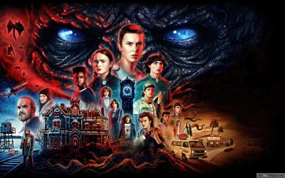 Очень странные дела 4 сезон обложка