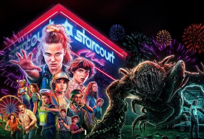 Очень странные дела сериал Постер