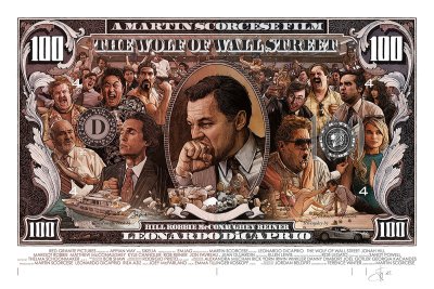 Волк с Уолл стрит арты